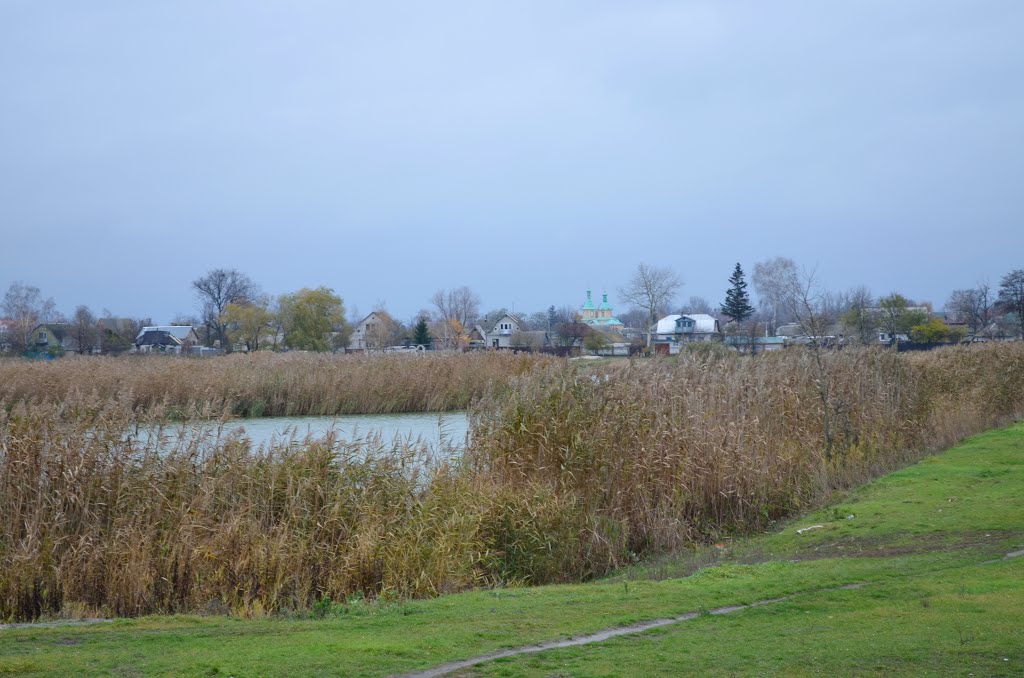 Панорама села Иванков / Landscape of village Іvankov