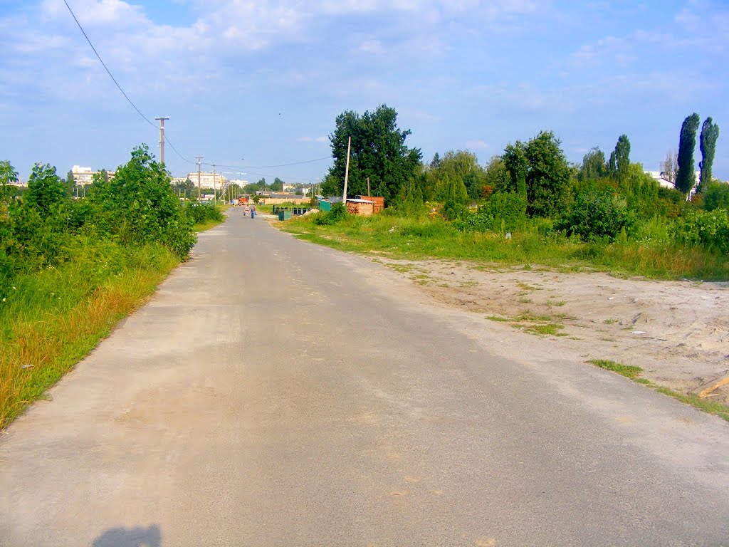 Дорога між новим і старим кладовищем