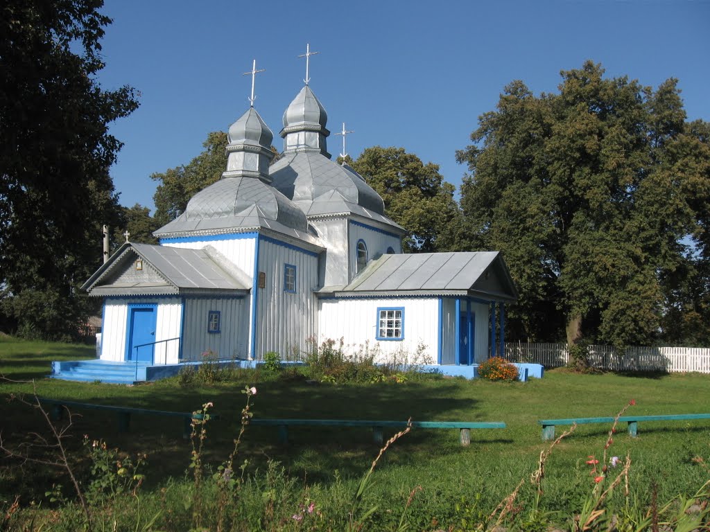 Покровська церква, 1758 ♦ Pokrovska wooden church
