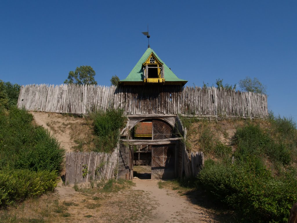 Переяслав-Хмельницкий, музей народной архитектуры и быта, казацкий сторожевой пост