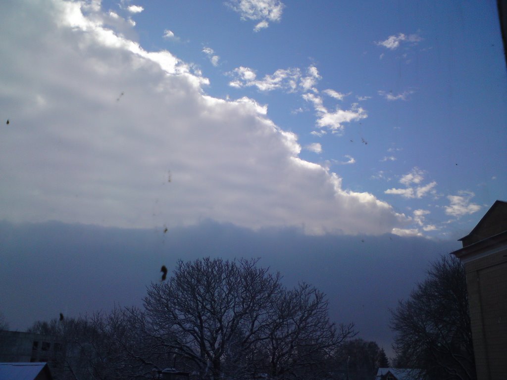 clouds near my school in Skvyra