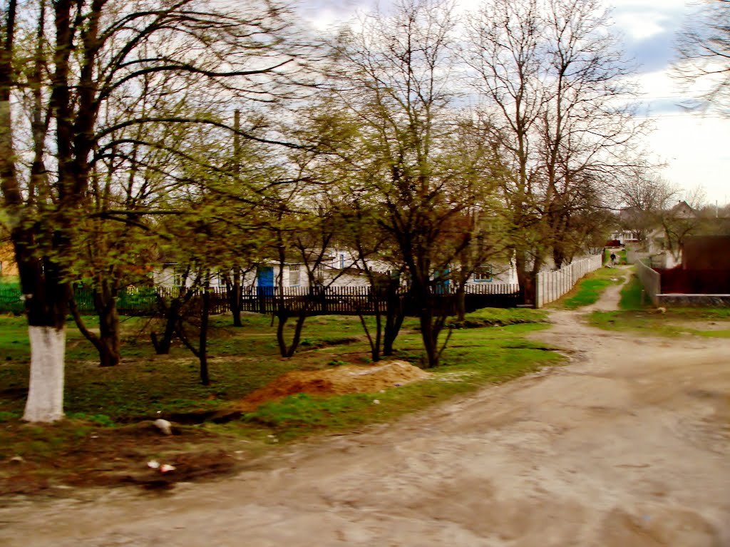 23.04.2012 17:23  Дорога Р04. Скверы на Белоцерковской улице города Тараща.