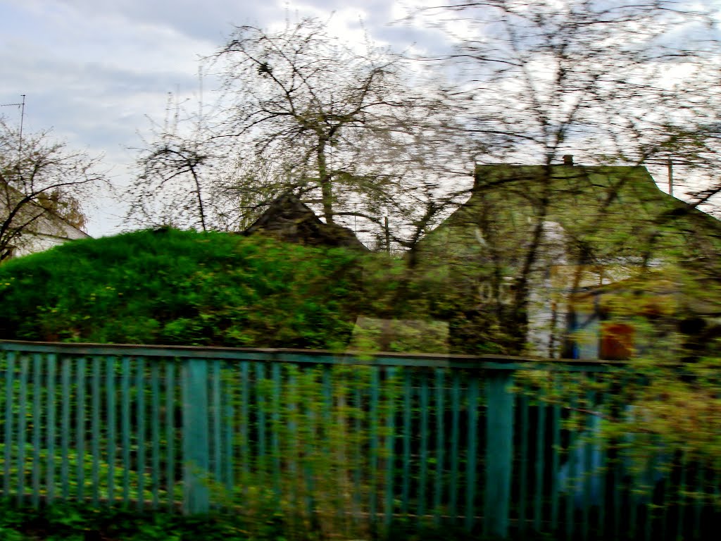23.04.2012 17:27  Дорога Р04. Улица Розы Люксембург. Окраина г.Тараща.