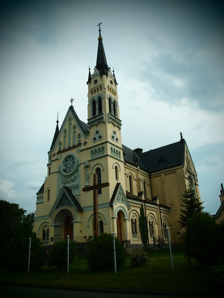 Католицький храм у Фастові. Catholic church in Fastov.