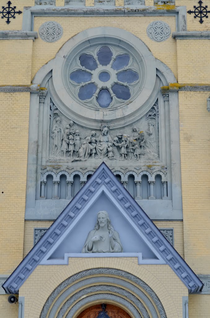 Фастов. Крестовоздвиженский костел 1903-11г. Неоготика / Fastow. Holy Cross Catholic Church 1903-11g. gothic