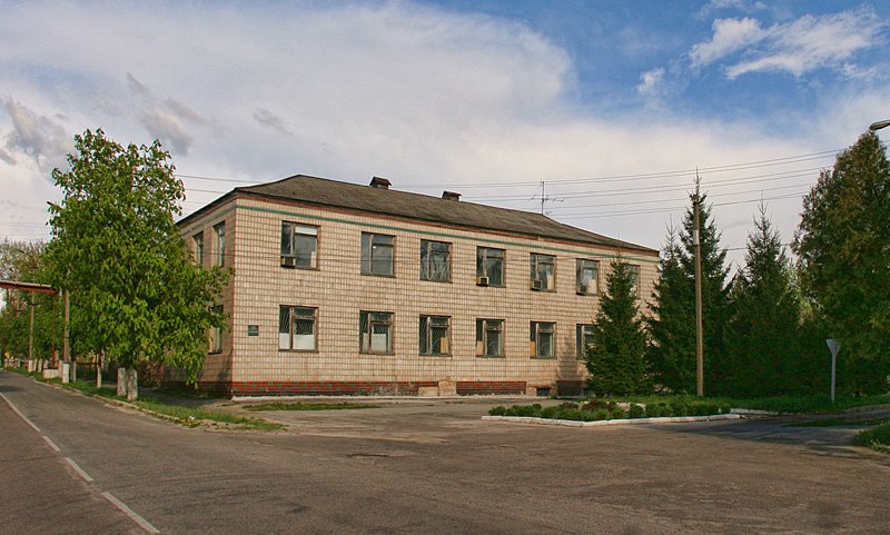 Чернобыль, ул. Советская, здание типографии