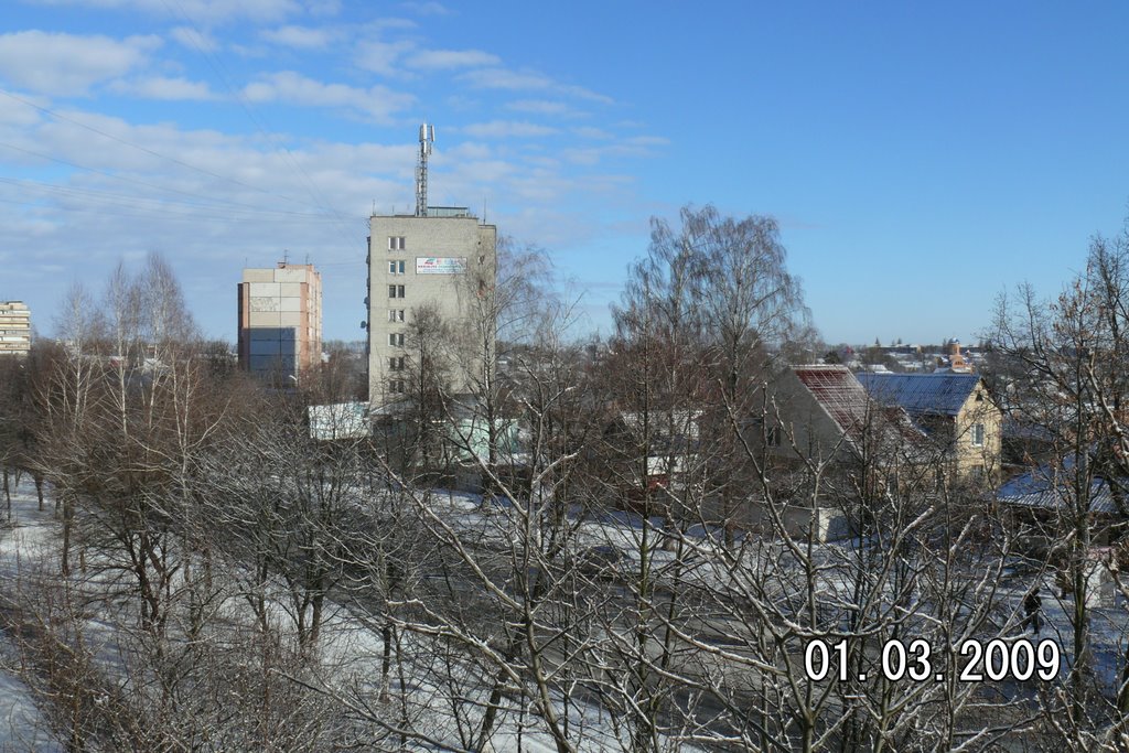 Вид с ул. Белогородской.