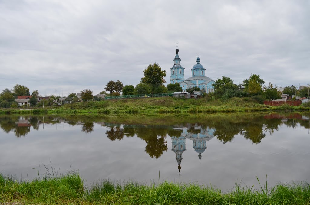 Храм над рекой Притваркой / The temple on the river Pritvarka