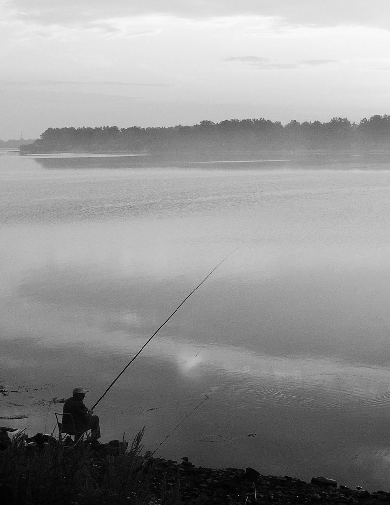 Fishermen on Dnipro
