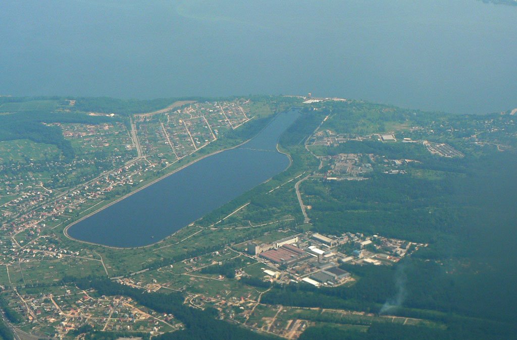 Approach to Runway 18L in Boryspil (UKBB)