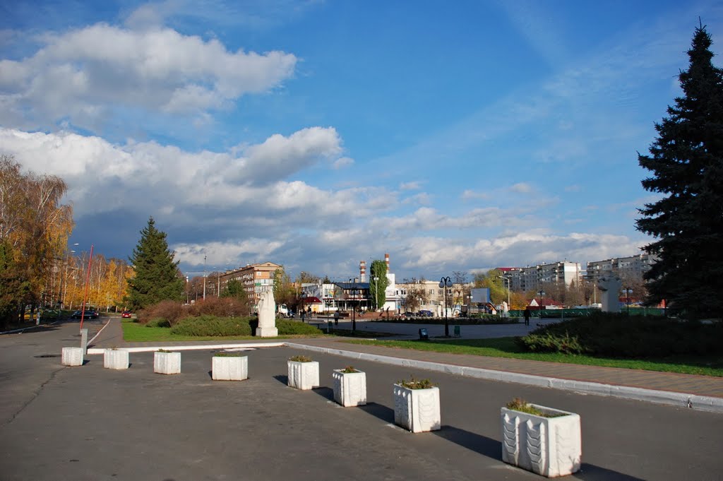 Vyshhorod, central square