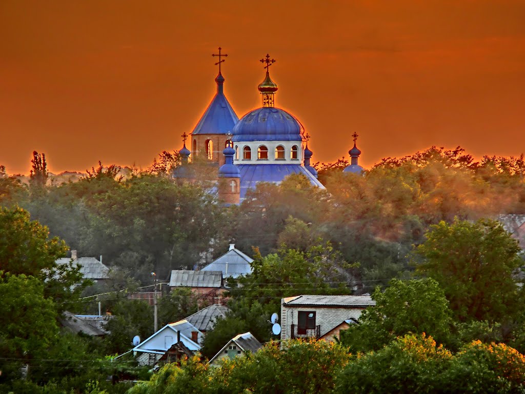 купола на закате