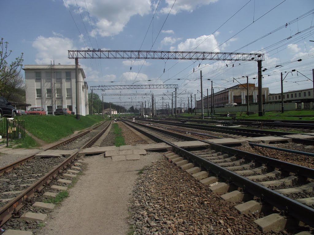 на путях