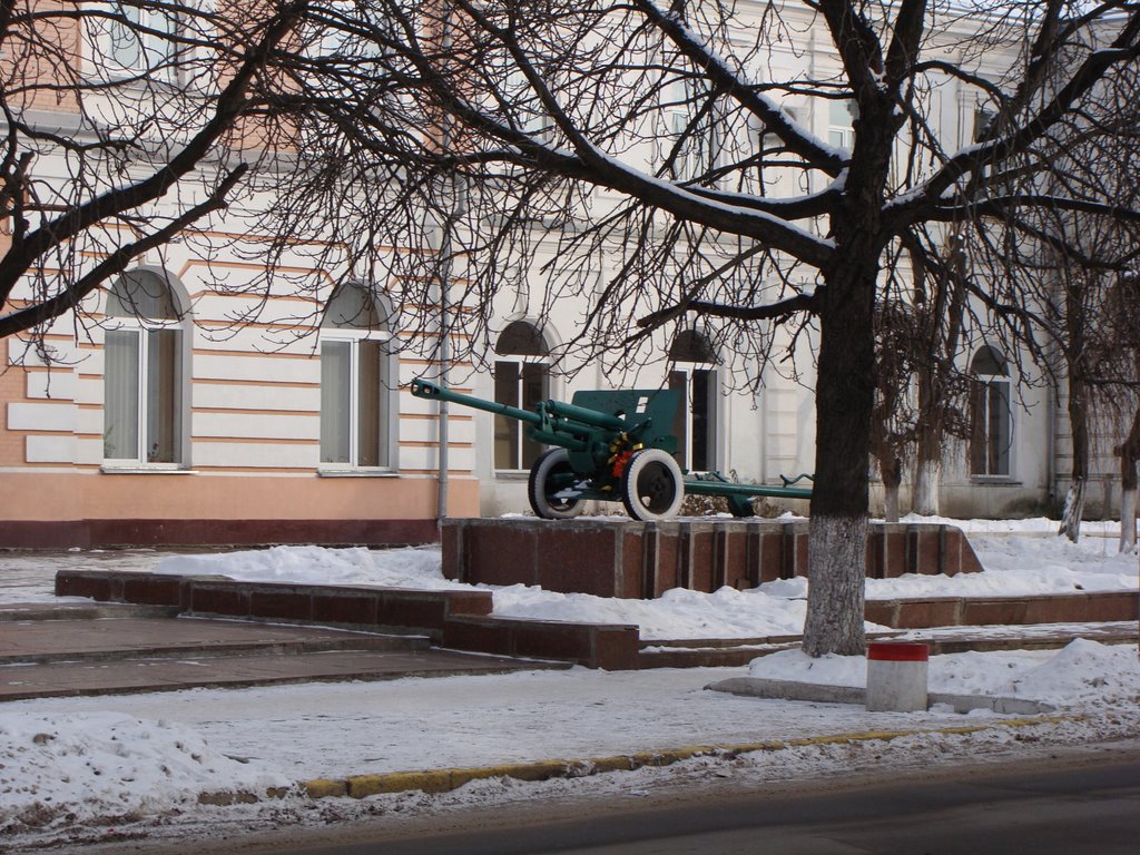 Гармата по вул. Шевченка