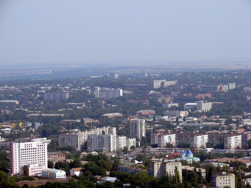 Кировоград с высоты 150 метров. Вид с телевышки.