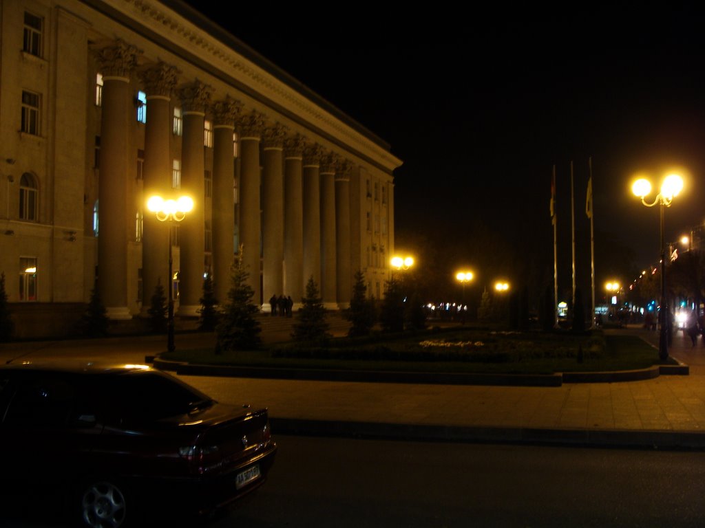 Міськрада вечірня / A city council on the night