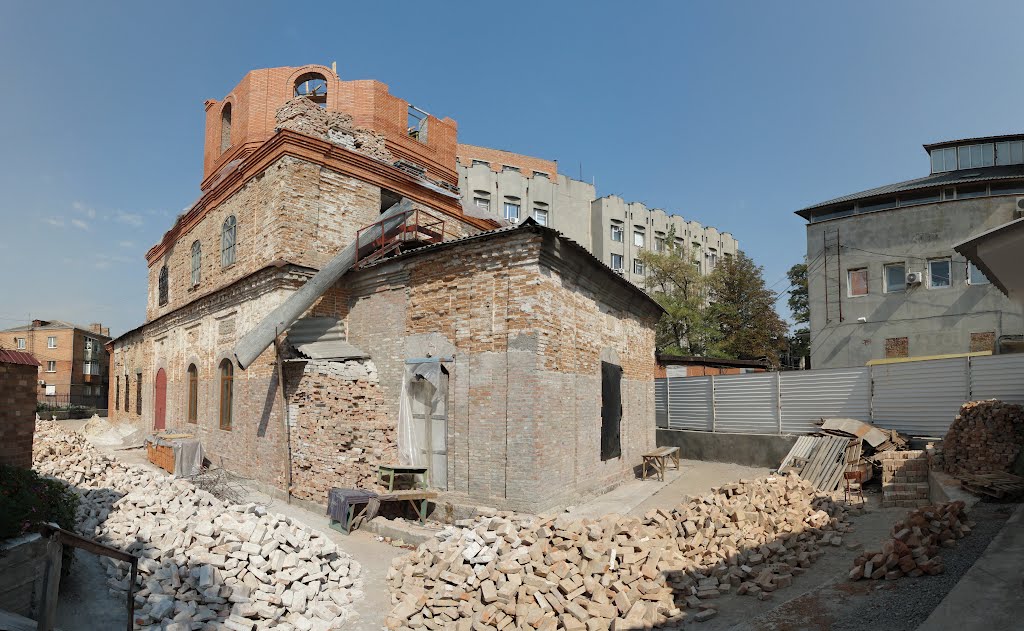 Панорама: Реконструкція собору 50 Mega Pixels