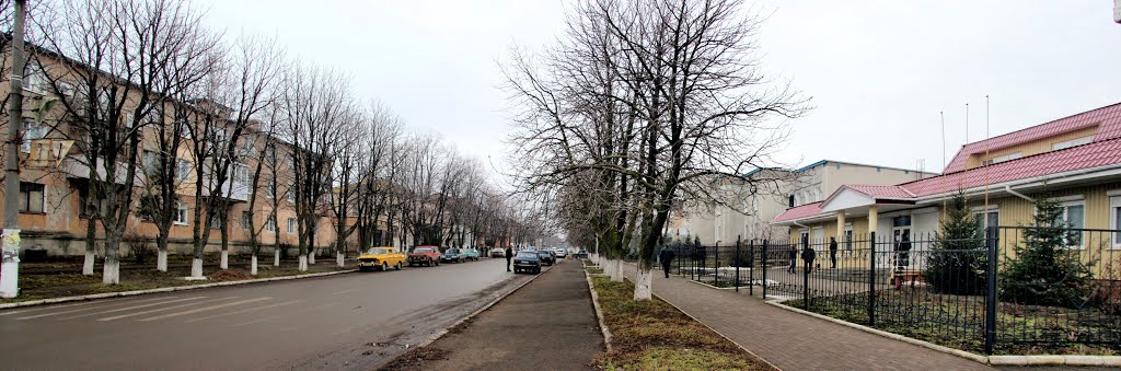 Панорама. Улица Ленина в Новоукраинке.