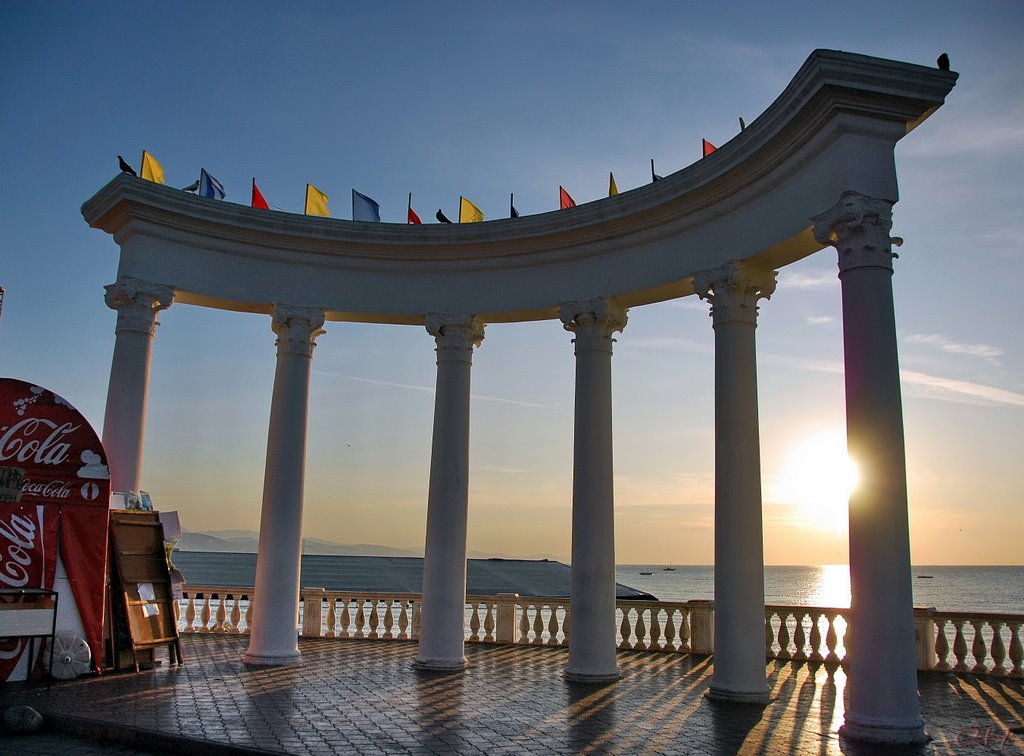Алушта. Ротонда на набережной
