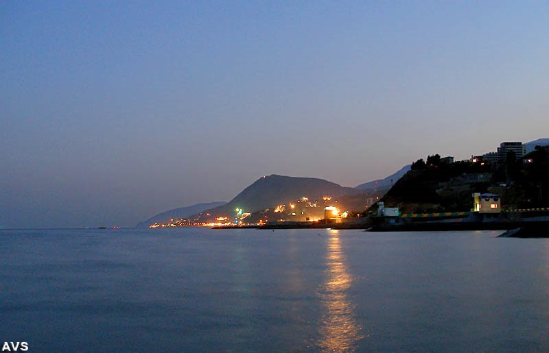 вечерняя Алушта