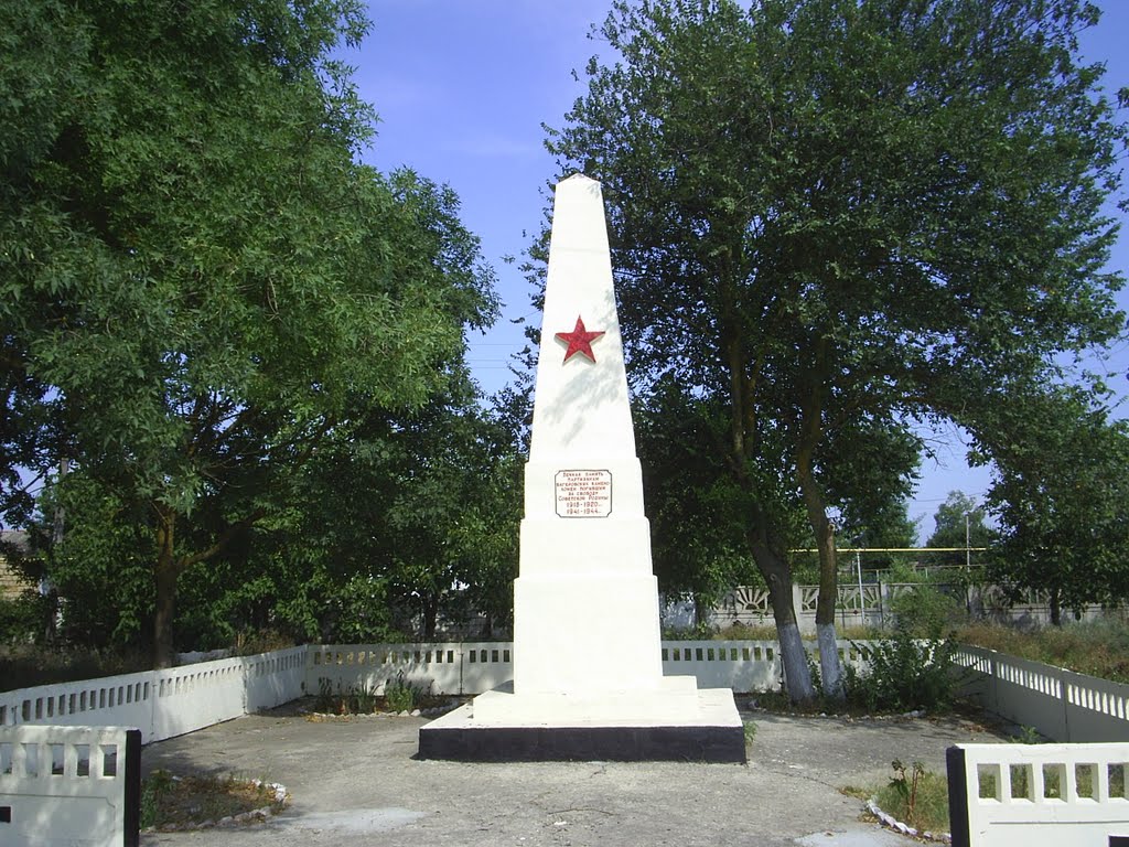 Багерово.Памятник партизанам.
