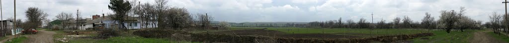 Панорама. Багерово. Вид на юг правее винзавода
