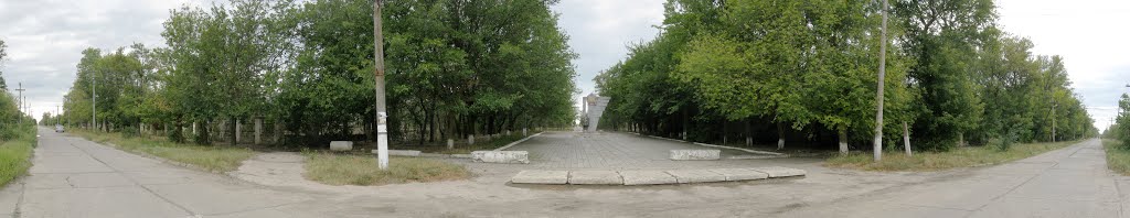 Панорама. Багерово. Памятник Великой Отечественной Войне. Crimea. Bagerovo. The monument of the WW II