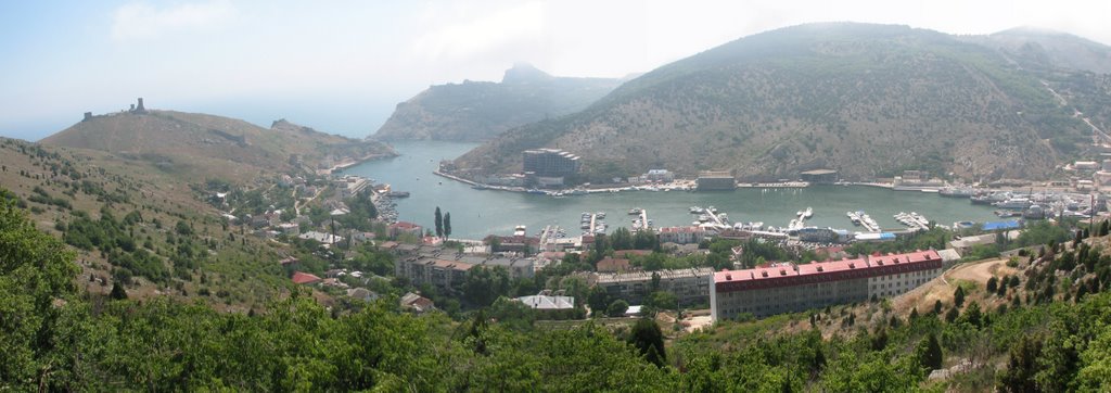 Панорама Балаклавской бухты
