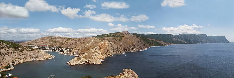 Пaнорама Балаклавы с 19-й береговой  батареи