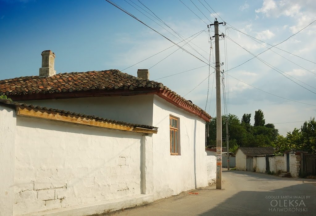 Old houses in Bilohirsk (Qarasubazar)