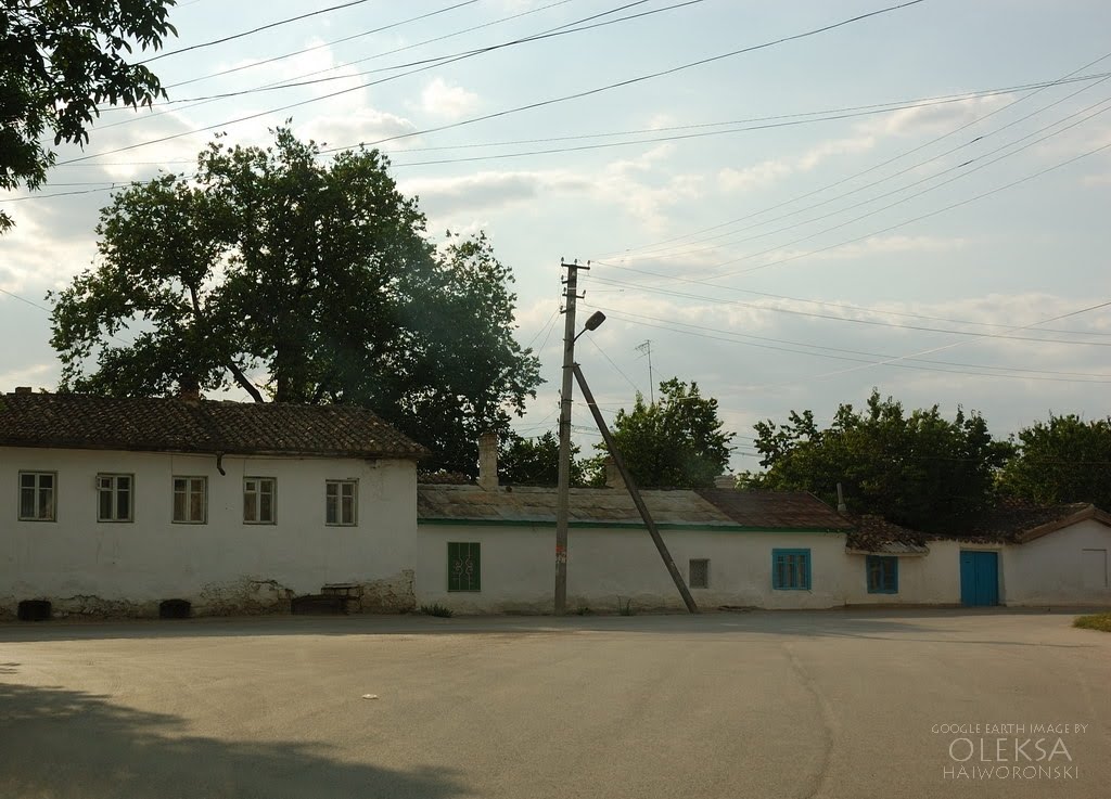 Old houses in Bilohirsk (Qarasubazar)