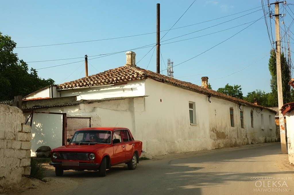 Old houses in Bilohirsk (Qarasubazar)