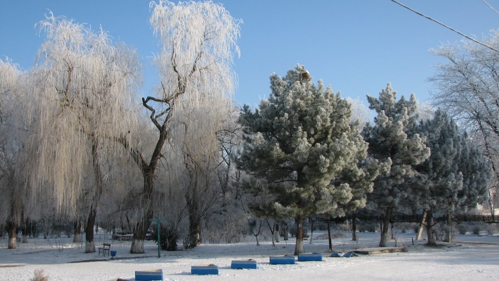 г. Джанкой, зимний парк