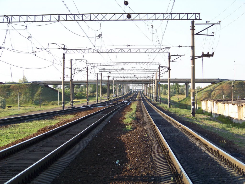 Мост через железную дорогу