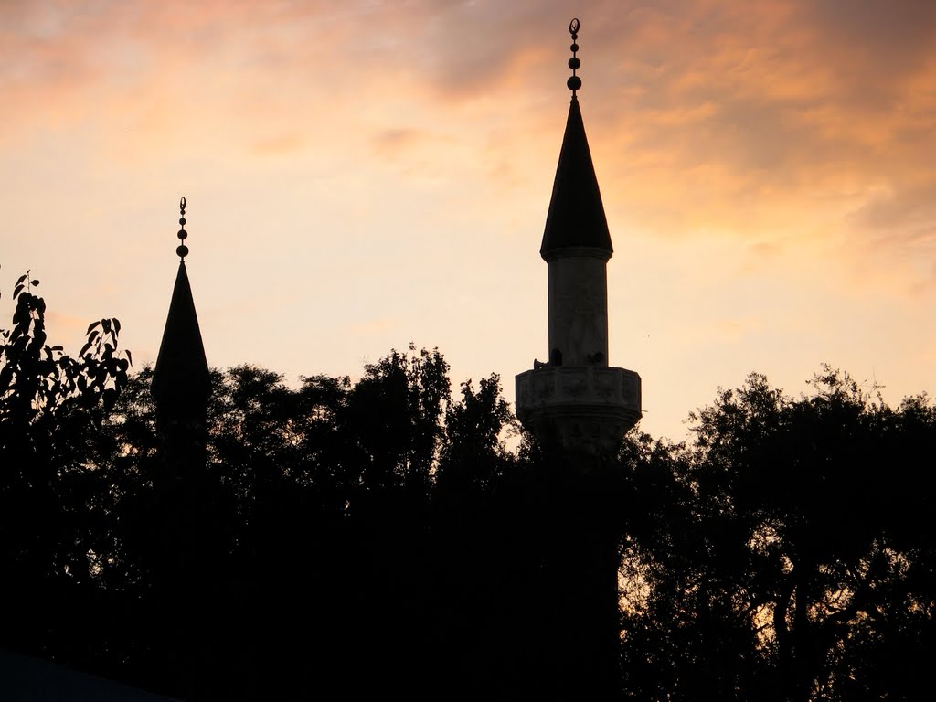 sunset on Eupatoria