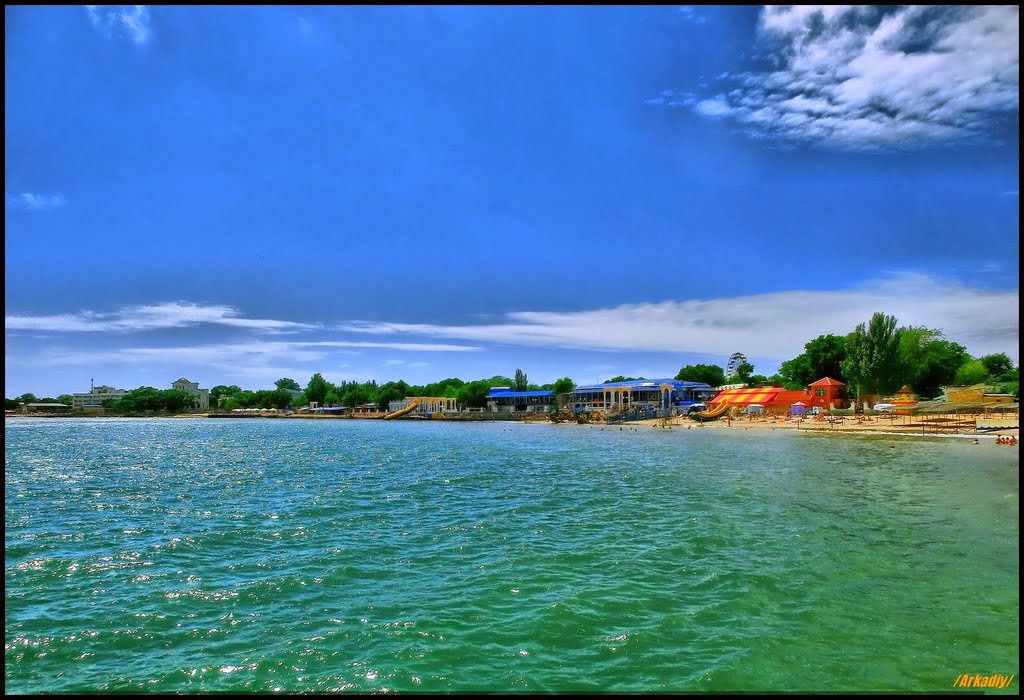 Beaches Eupatoria.