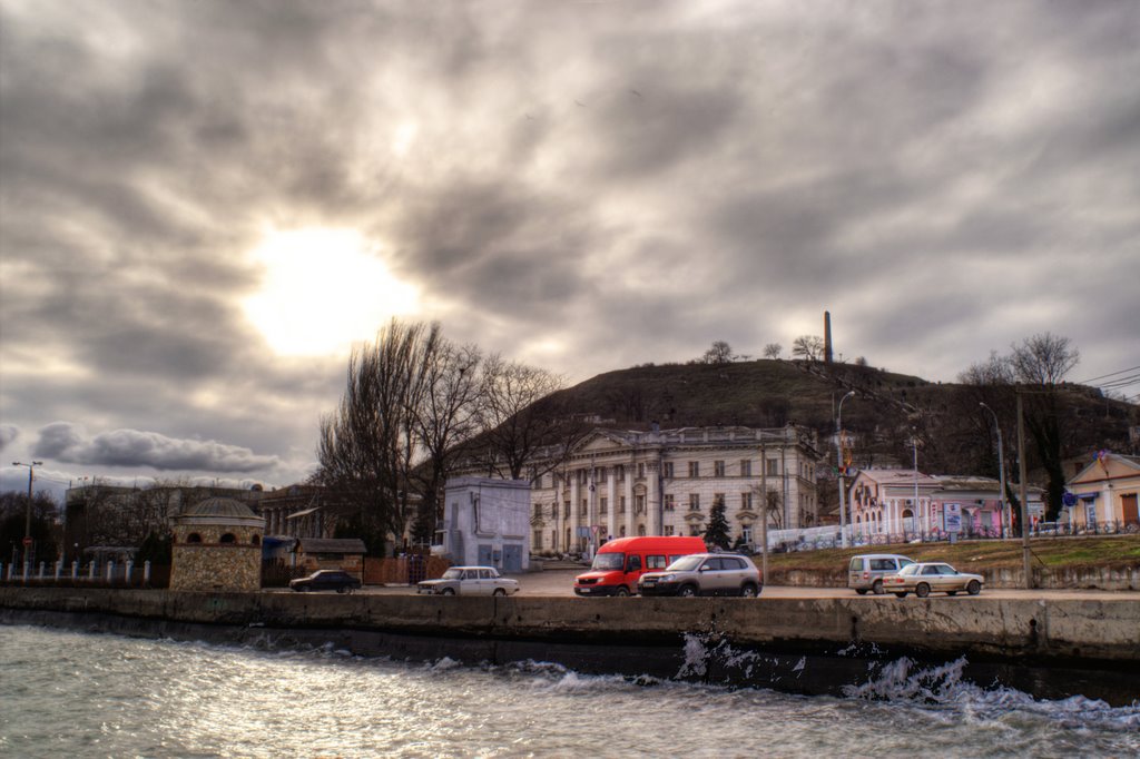 Crimea, Kerch - seafront 5.3.2009
