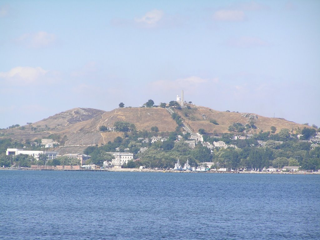ГОРА "МИТРИДАТ". ВИД ИЗ ПАНСИОНАТА "КИЕВ"