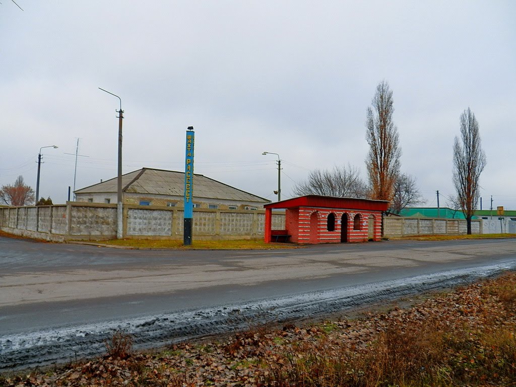 Остановка на выезде из Кировска