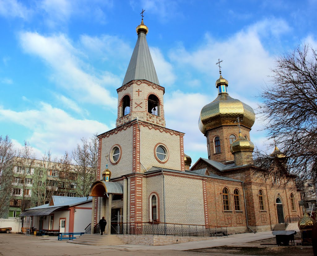 Church & belfry. Новый православный храм в Красноперекопске.