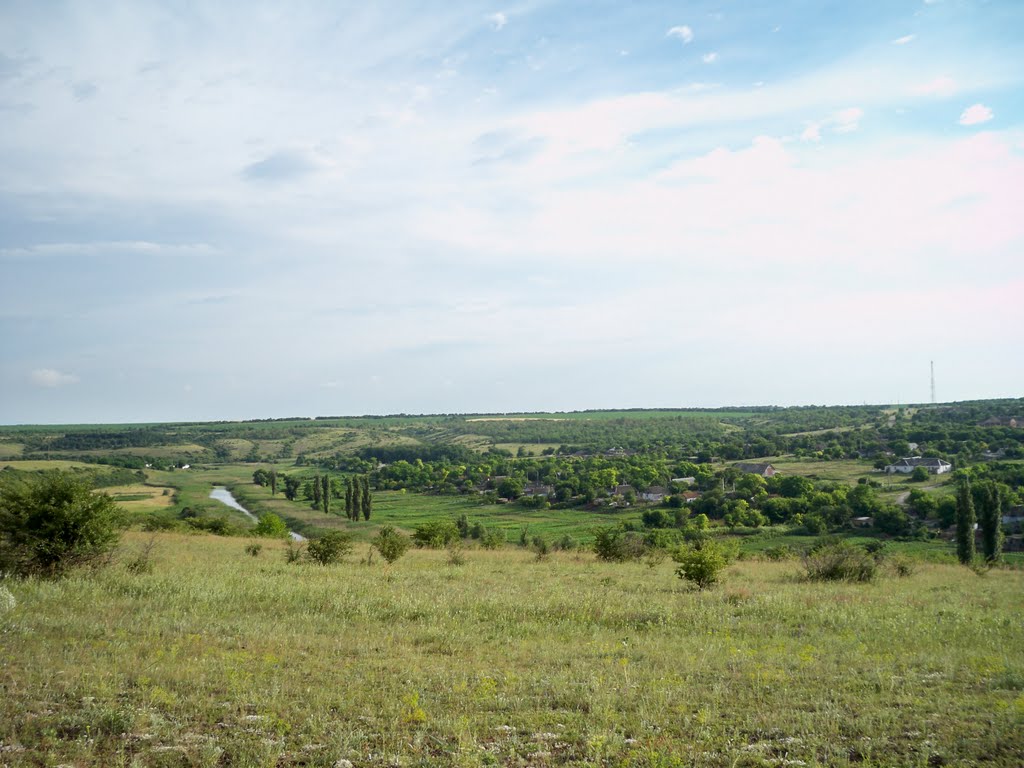 from side of the river Hromokliya