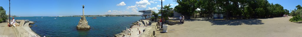 Панорама 360 Памятник затопленным кораблям (panorama Monument to the scuttled ships)