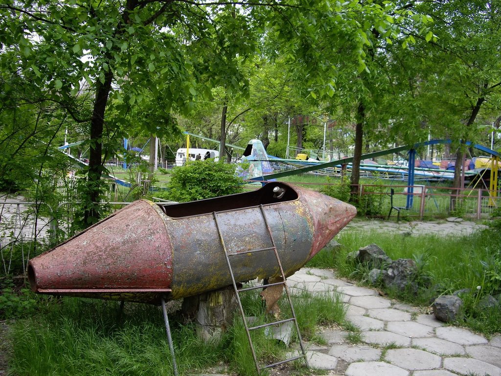 damaged rocket