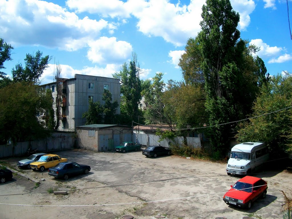 Parking lot in Severodonetsk