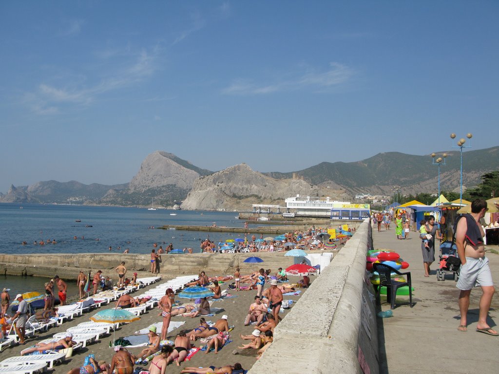 ► СУДАК НАБЕРЕЖНАЯ, ПЛЯЖ  -   Sudak.  *