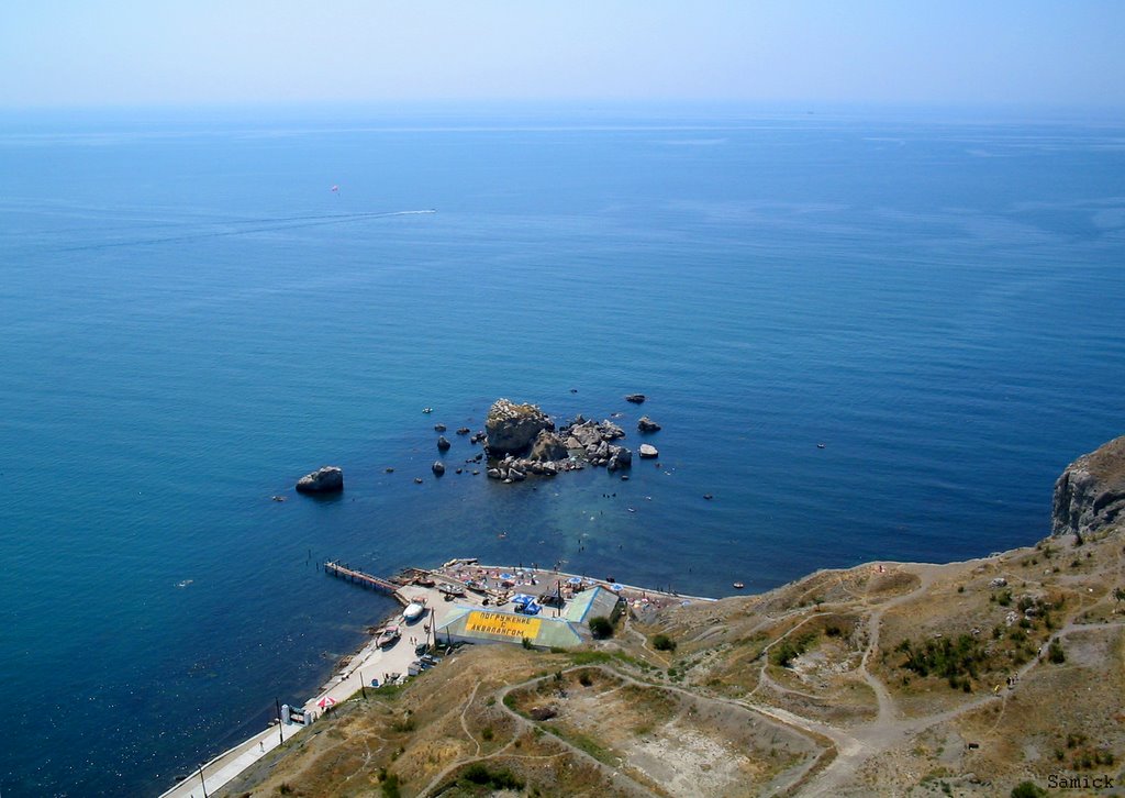 вид на море с крепости