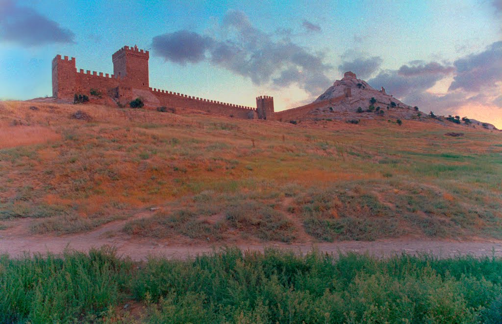 Genoese Fortress at Sunset