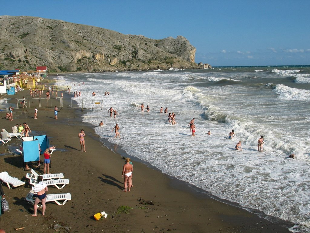 Sudak. Storm.