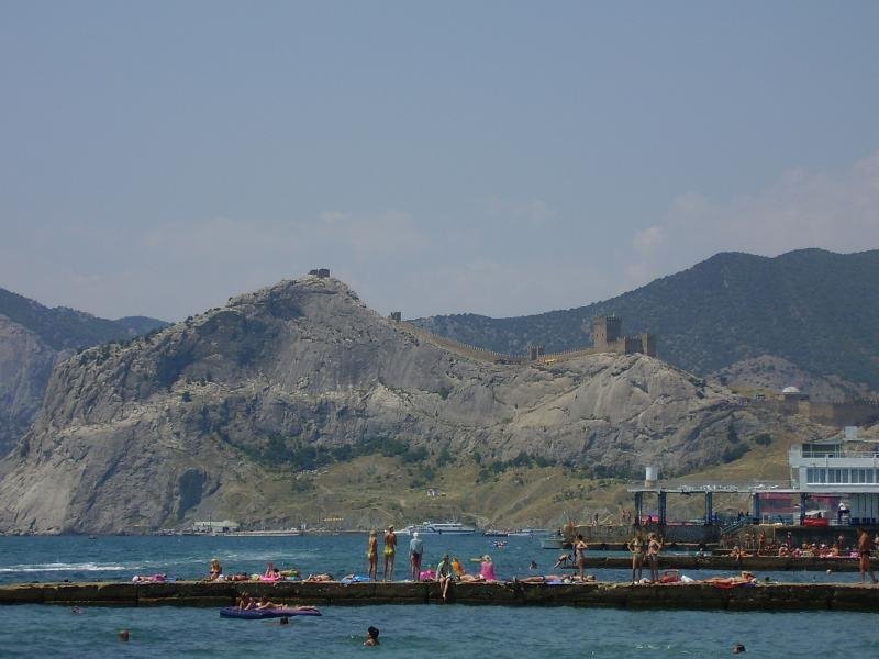 судак, вид на крепость