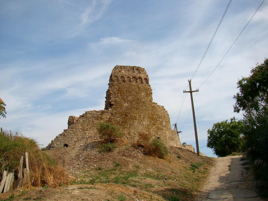 Феодосія - башта Джовані ді Скаффа, Feodosia - tower Giovanni di Scaffa, Феодосия - башня Джовани ди Скаффа